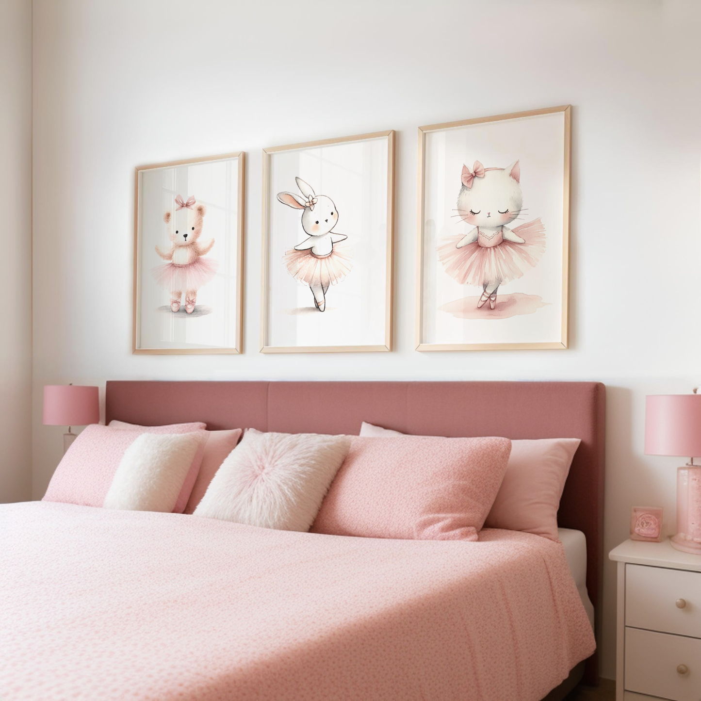 Animal Ballet Print Set
