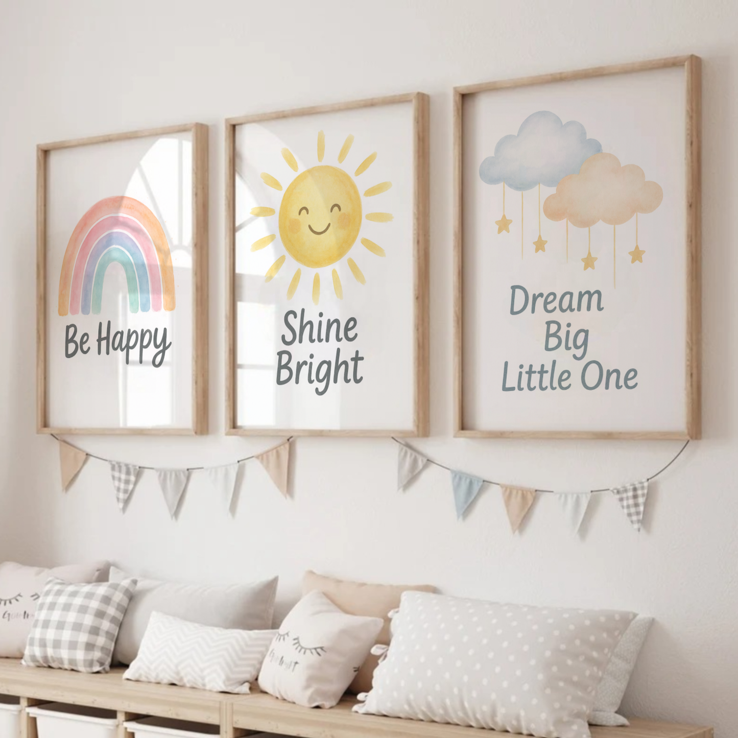 Rainbow Uplift Print Set - Rainbow & Positivity Collection Set of 3
