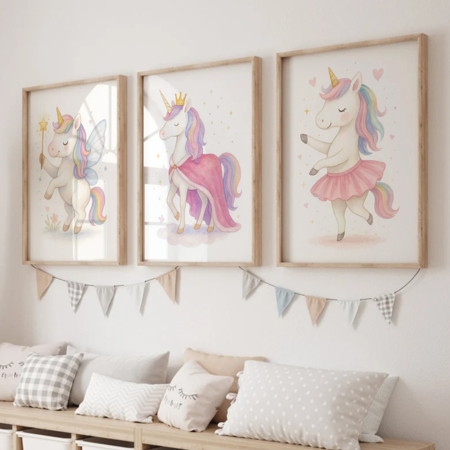 Magical Dress Up Print Set - Unicorns Collection Set of 3