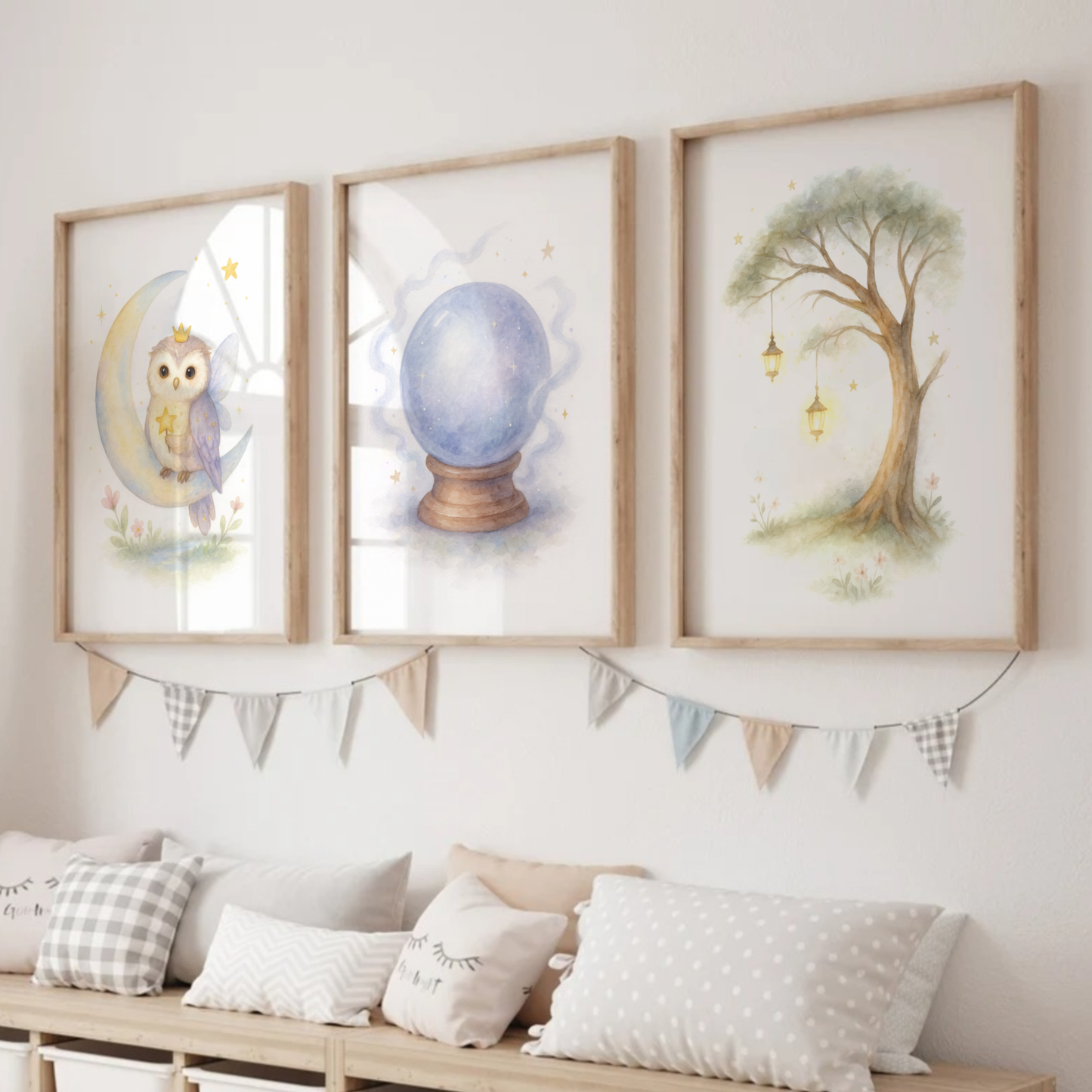 Moonlit Magic Print Set - Fairytale Collection Set of 3