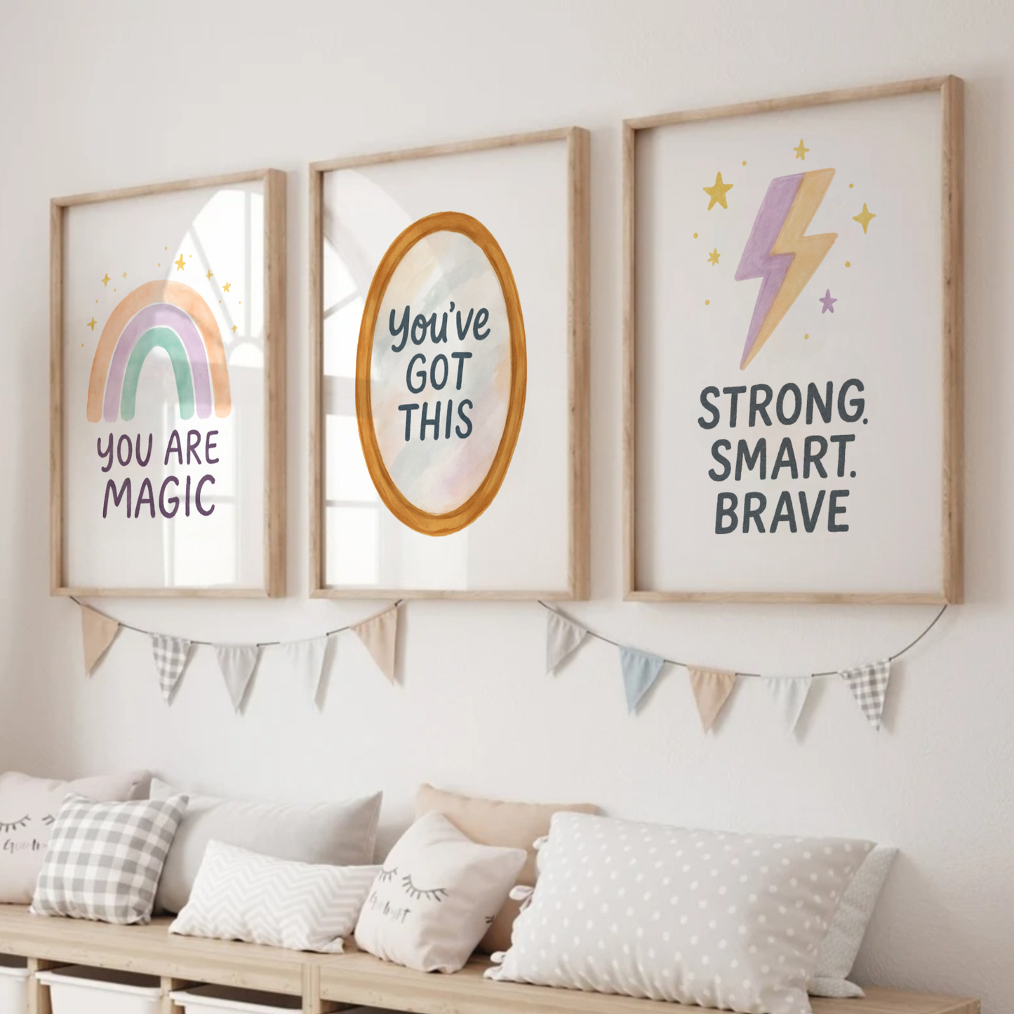 Confidence Boosters Print Set - Rainbow & Positivity Collection Set of 3