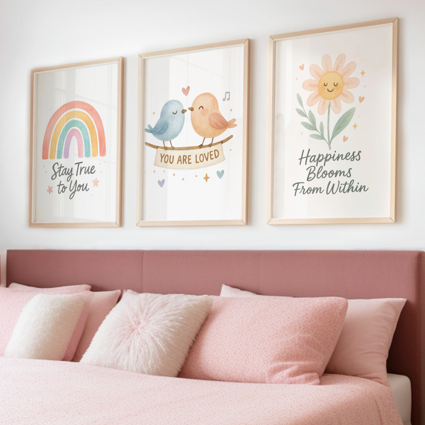 Colourful Encouragement Print Set - Rainbow & Positivity Collection Set of 3