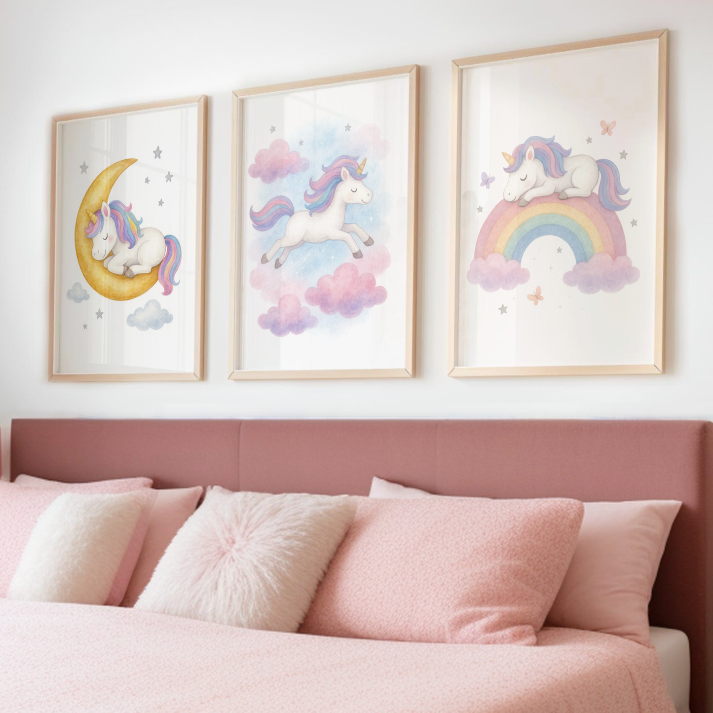 Dreamy Unicorn Adventures Print Set - Unicorns Collection Set of 3