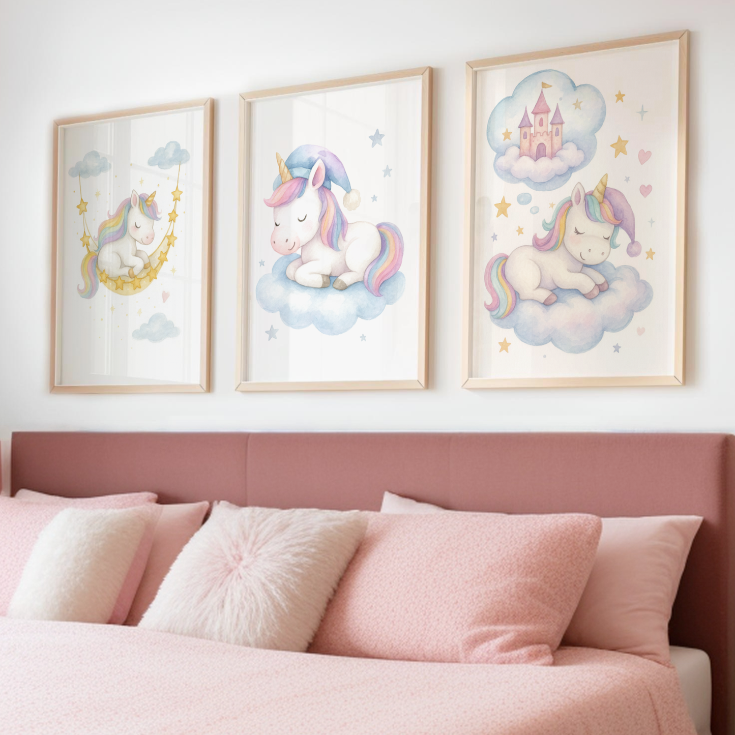 Starlight Slumber Unicorn Print Set - Unicorns Collection Set of 3