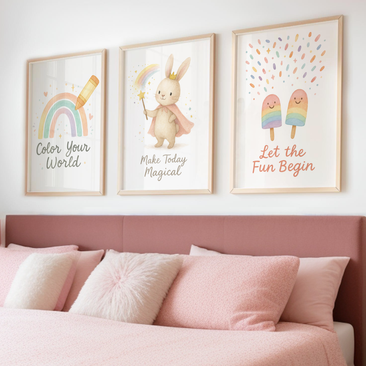 Playful Positivity Print Set - Rainbow & Positivity Collection Set of 3