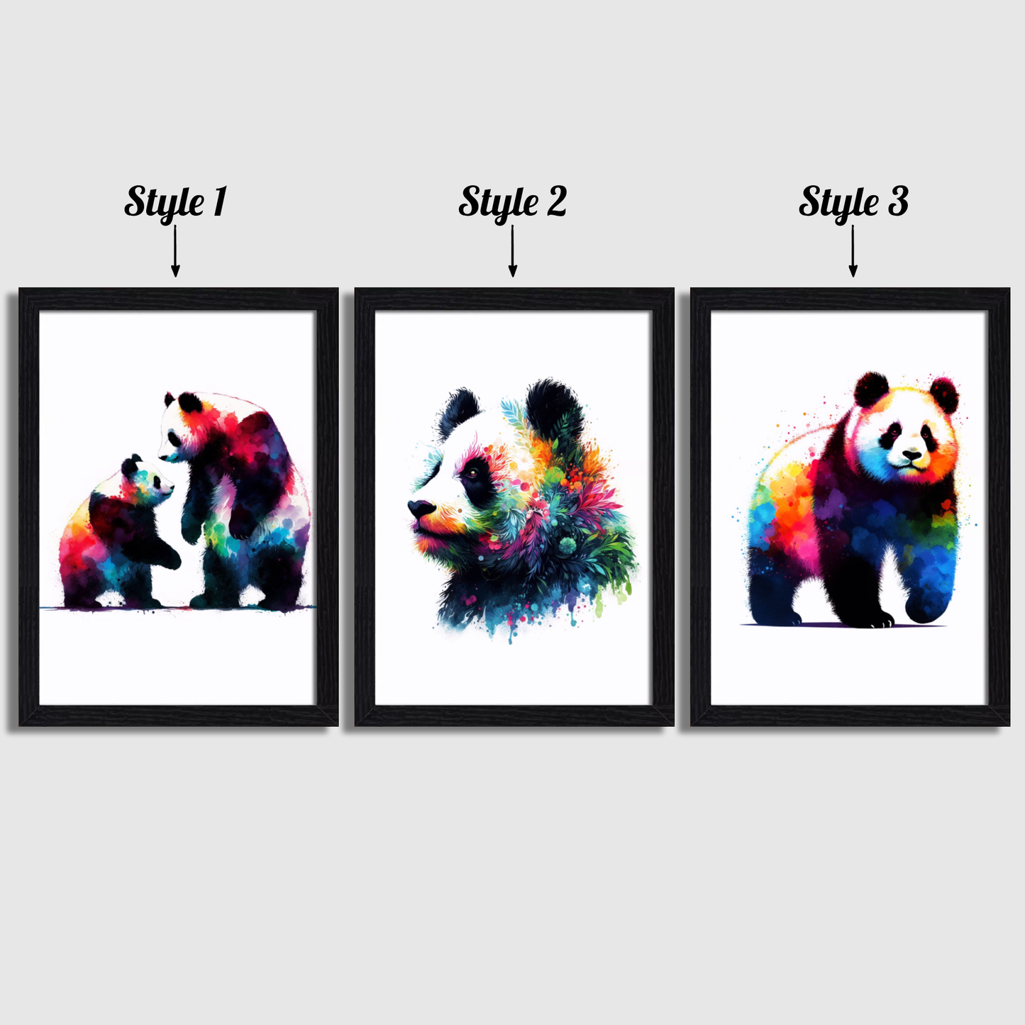 Panda Print Set