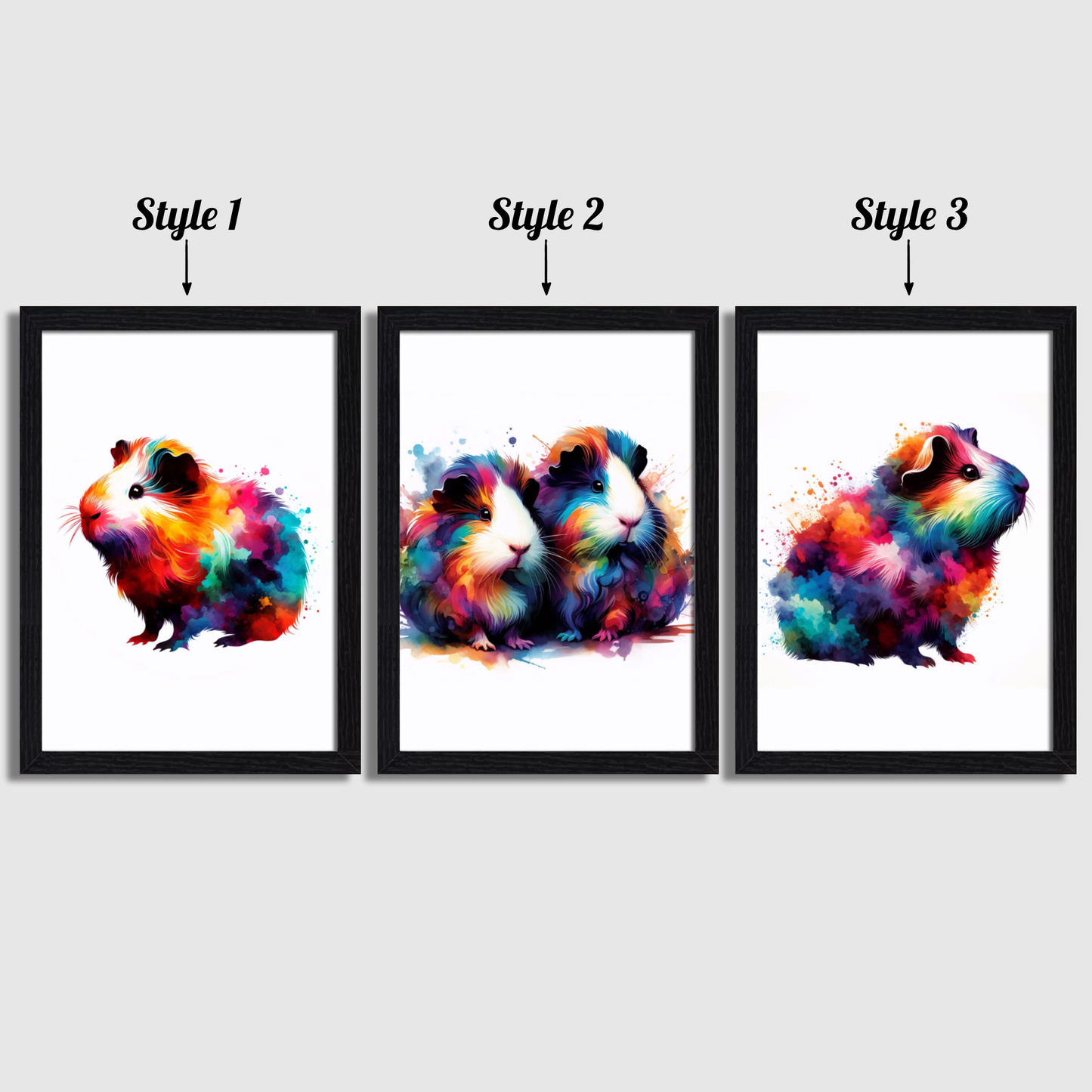 Guinea Pig Print Set