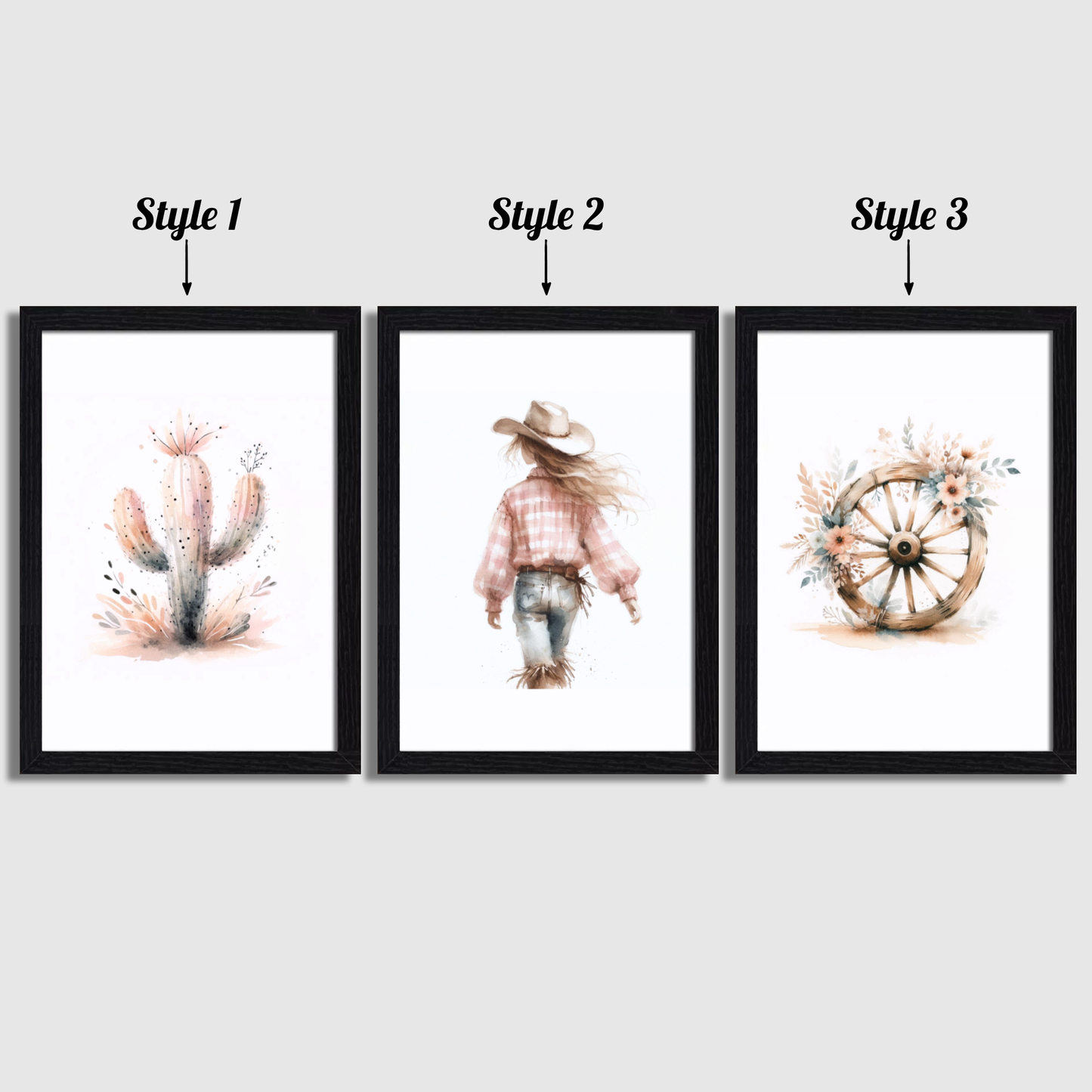 Wild West Print Set