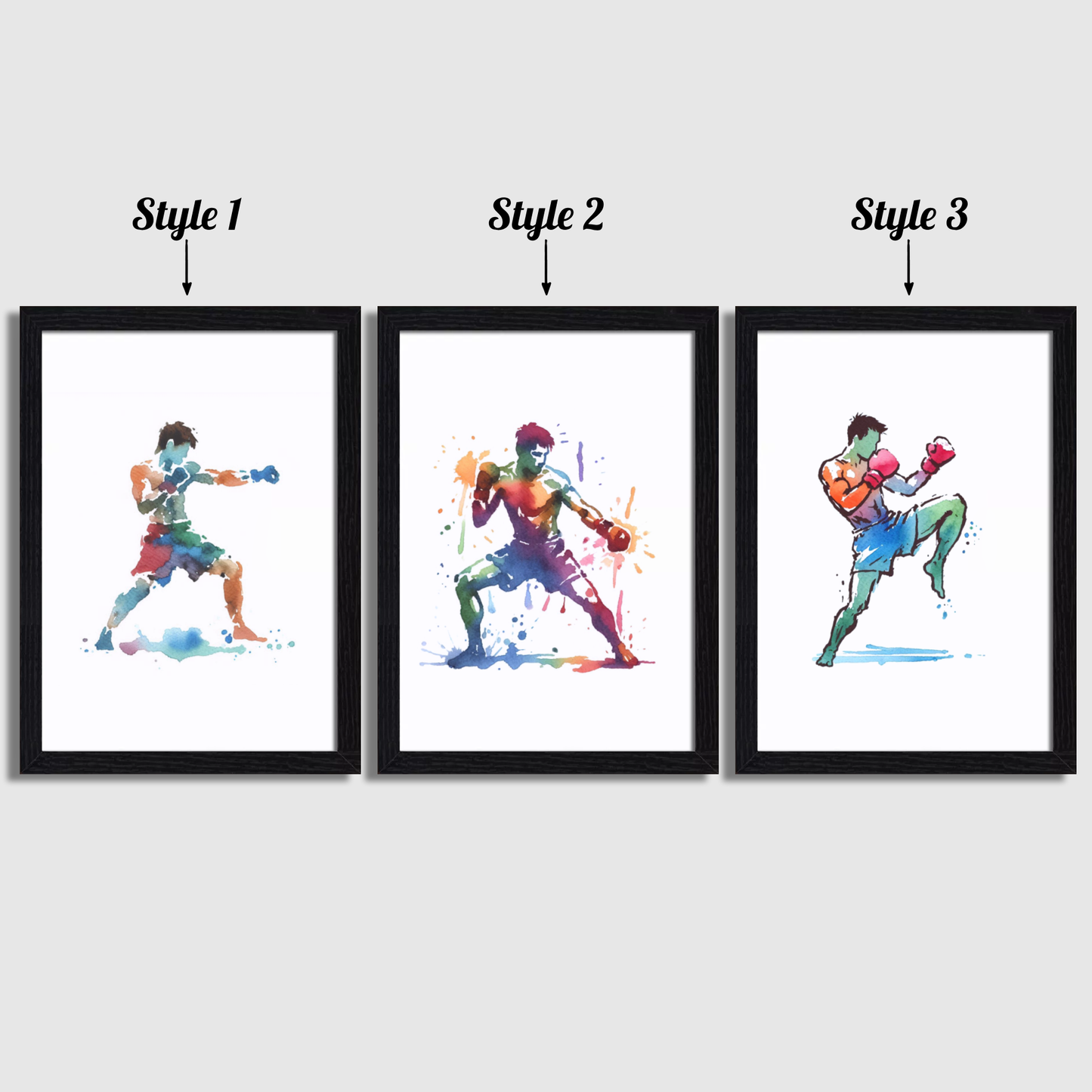 Muay Thai Print Set