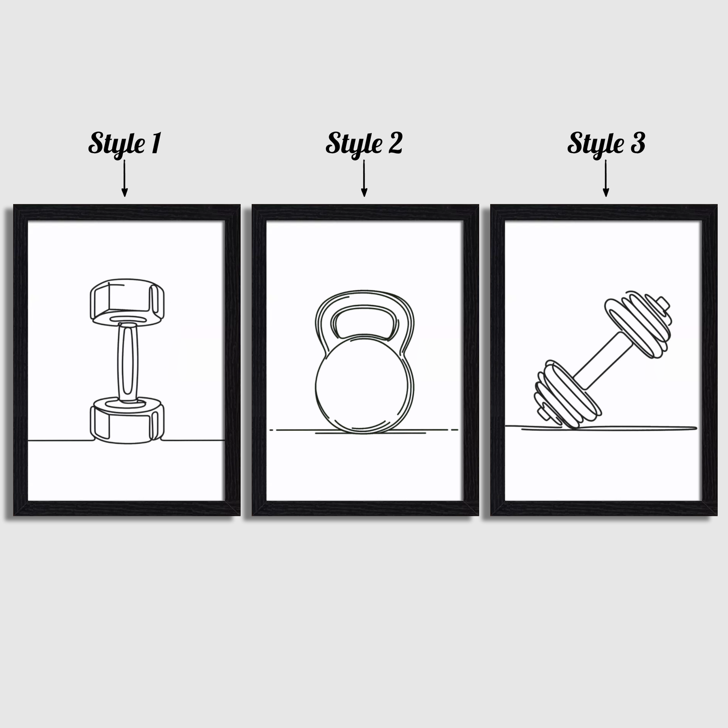 Minimalist Weights Print Set