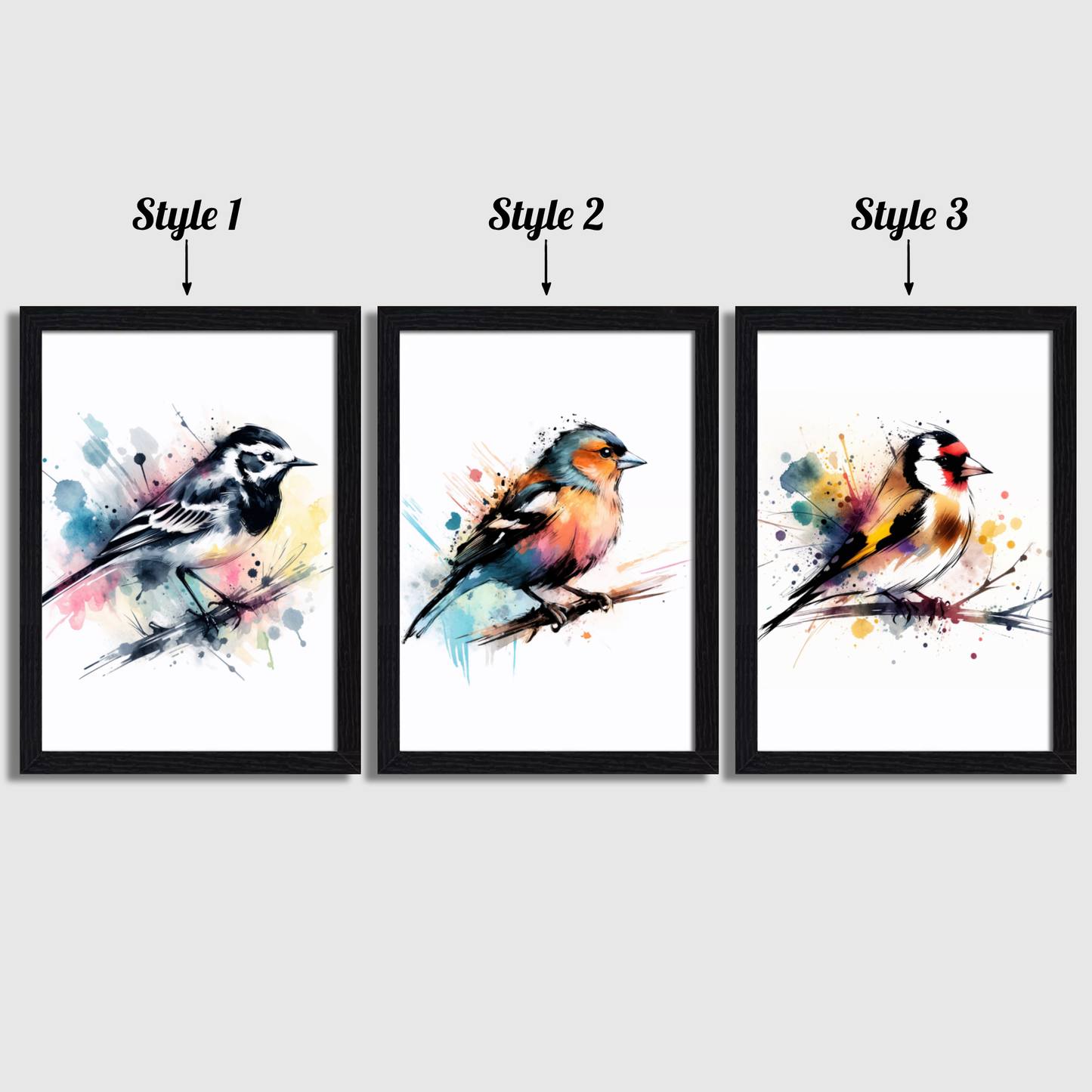Garden Birds Print Set