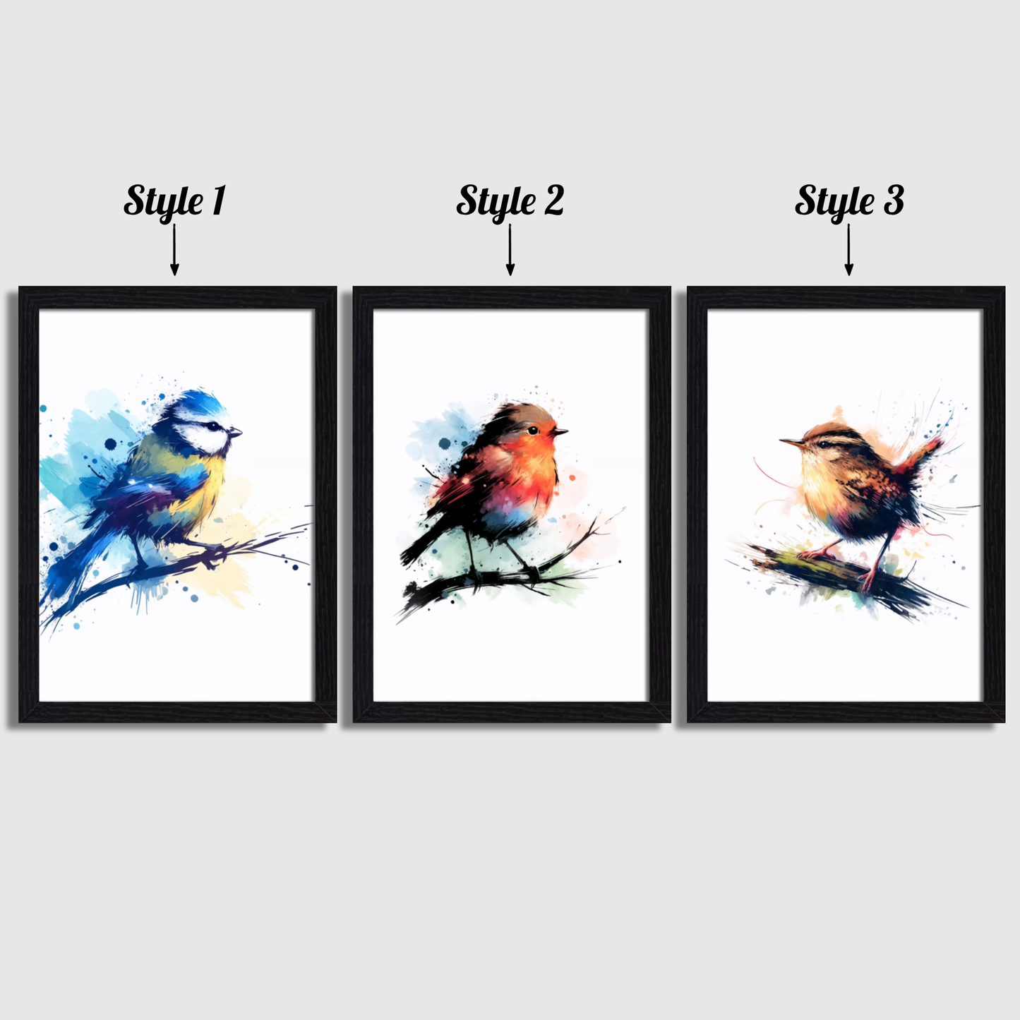 Garden Birds Print Set