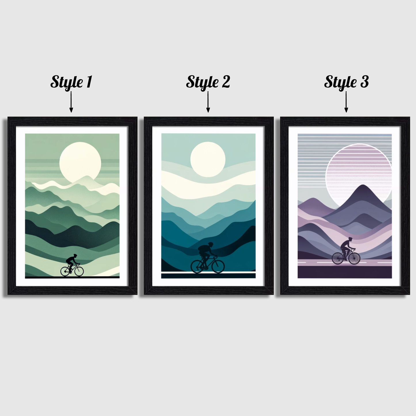Cycling Print Set