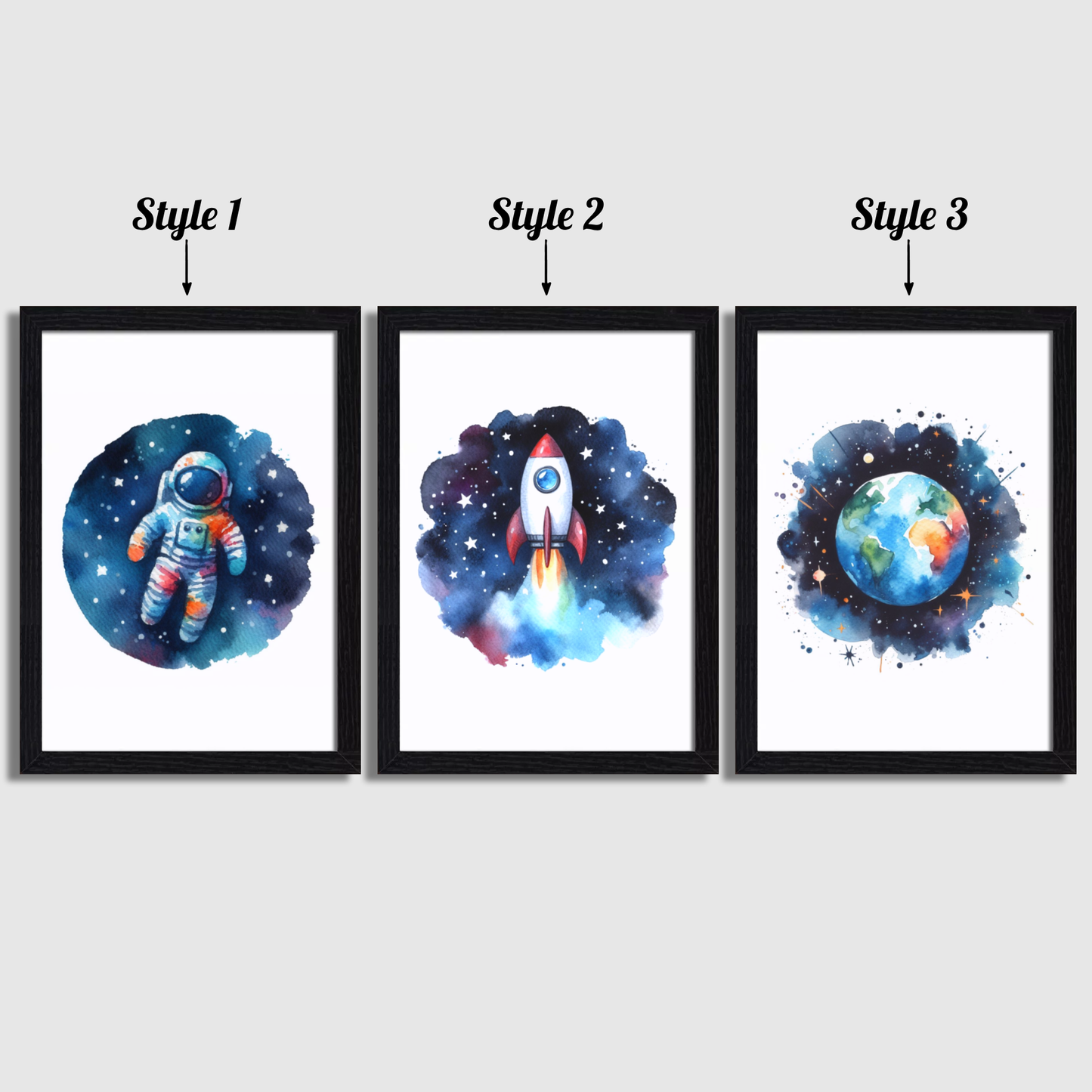 Nursery Space Print Set