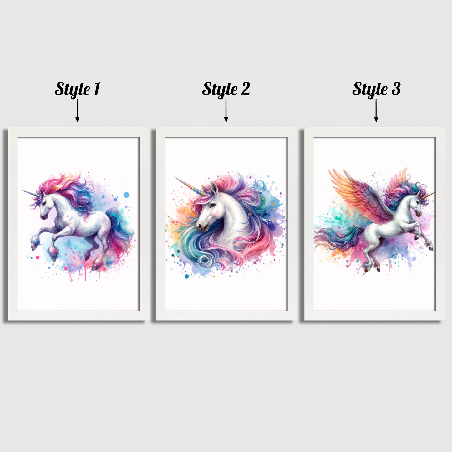 Unicorn Print Set