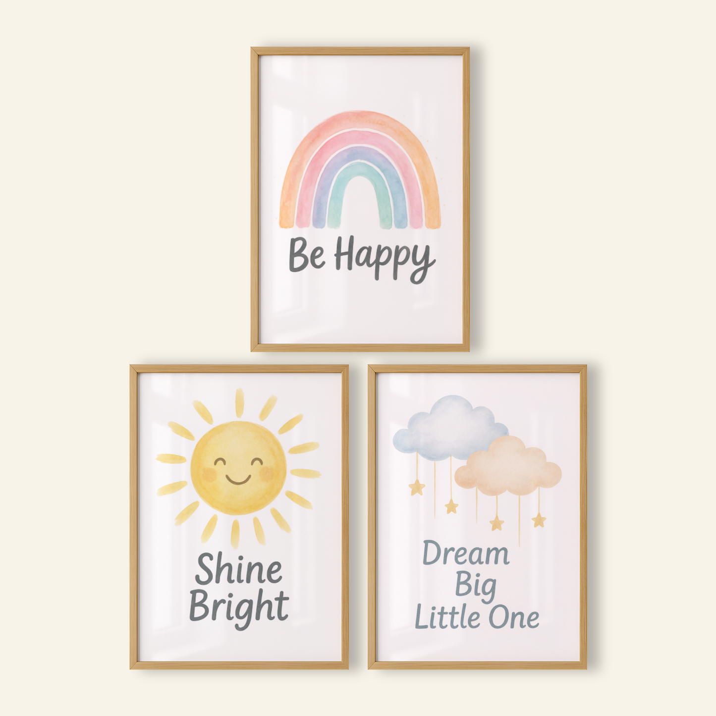 Rainbow Uplift Print Set - Rainbow & Positivity Collection Set of 3
