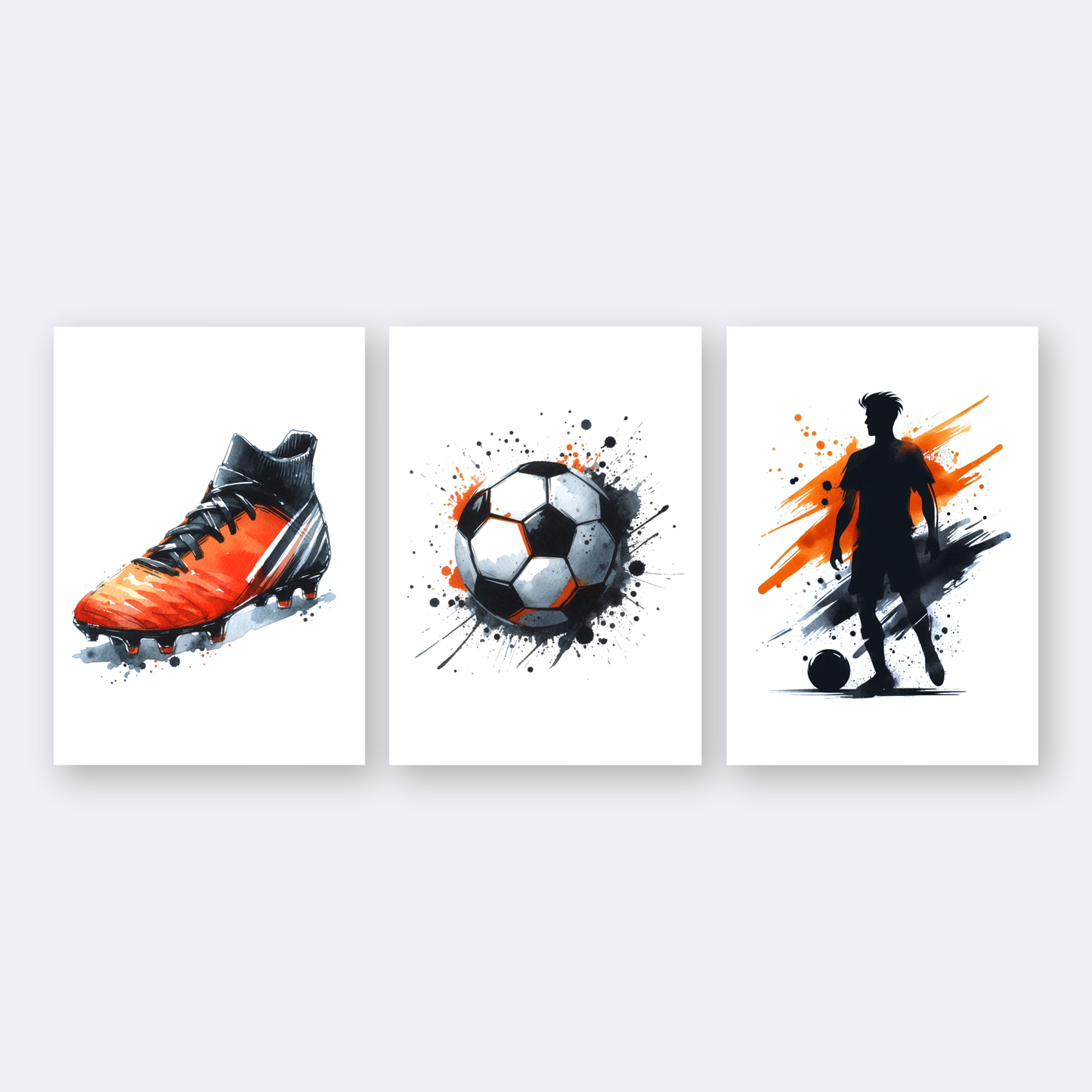 Orange Football Print Collection