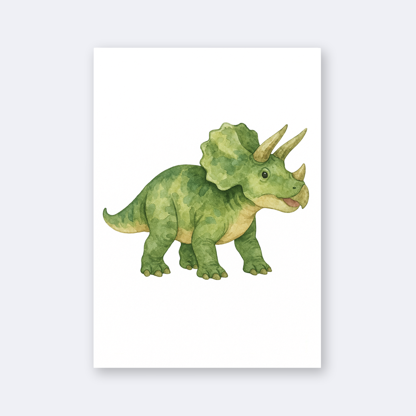 Triceratops Print
