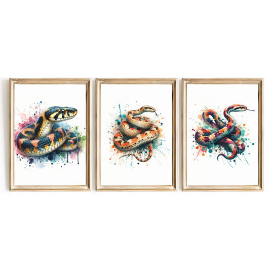Snake Print Set