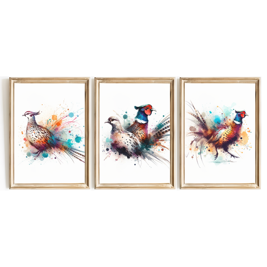 Pheasant Print Set