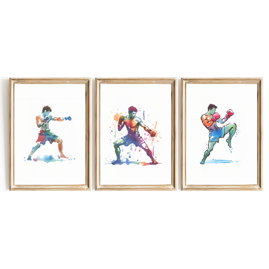 Muay Thai Print Set