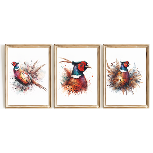 Pheasant Print Set