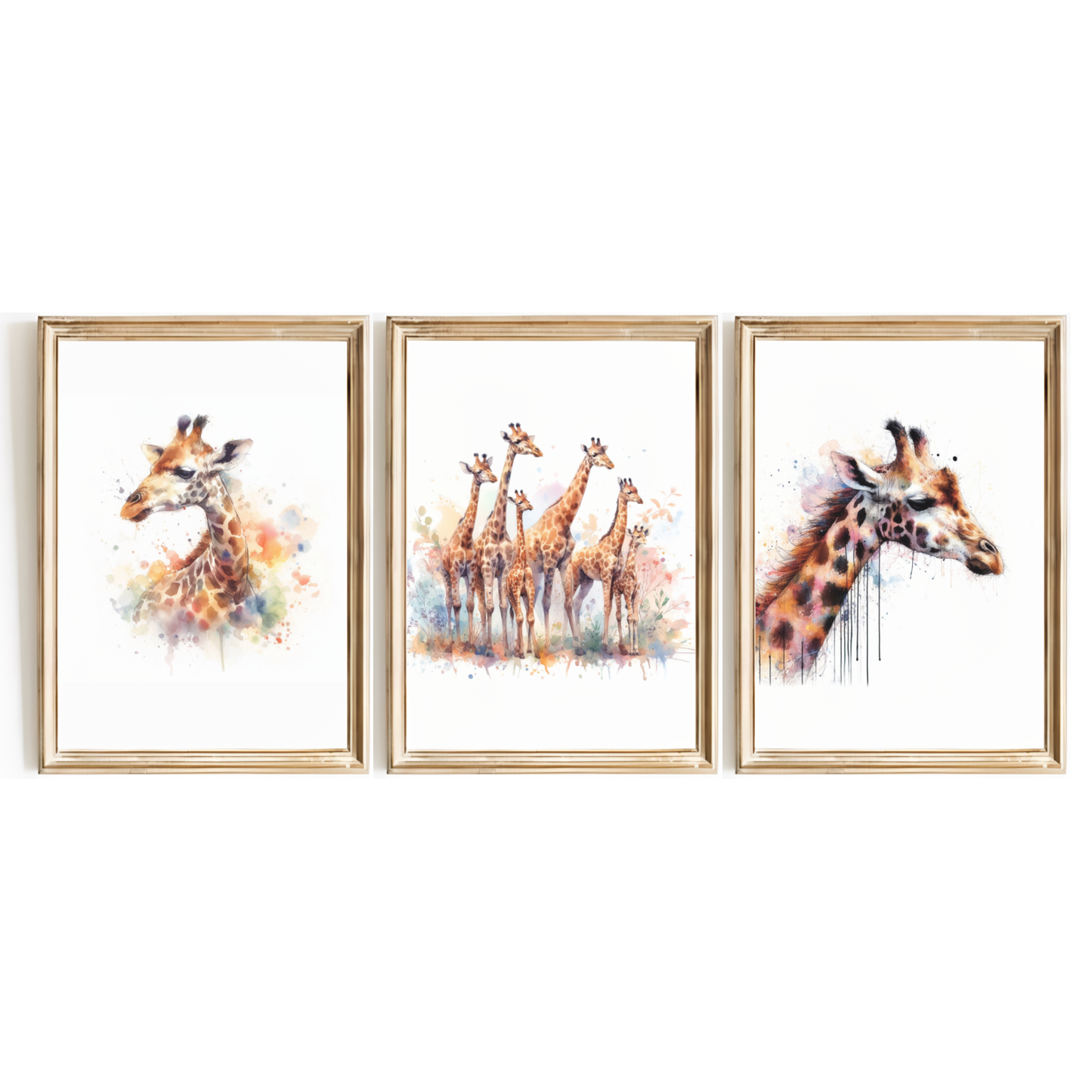 Giraffe Print Set