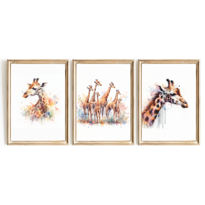 Giraffe Print Set