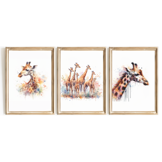 Giraffe Print Set