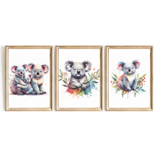 Koala Print Set