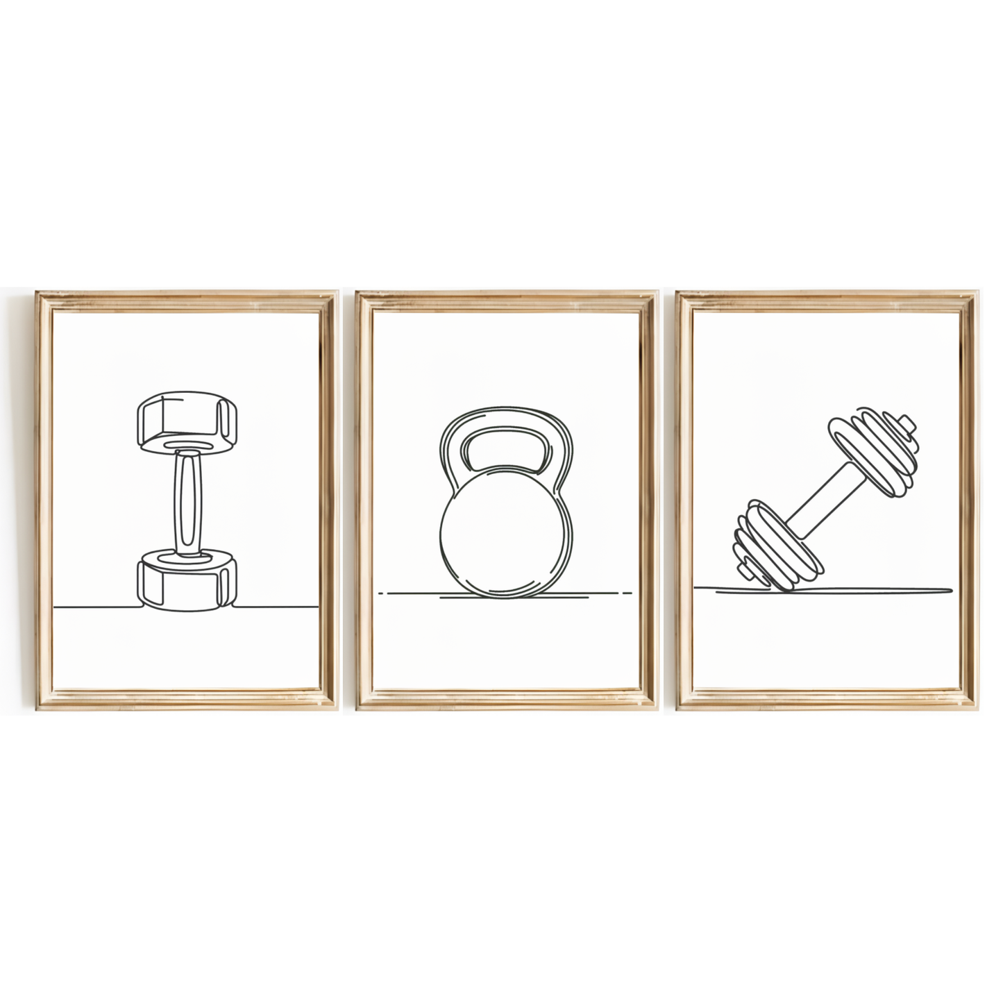 Minimalist Weights Print Set