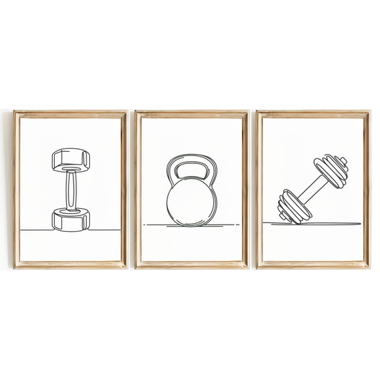 Minimalist Weights Print Set
