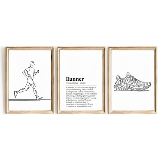 Runner Definition Print Set