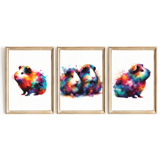 Guinea Pig Print Set