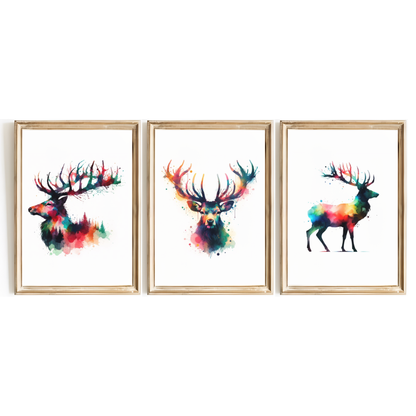 Deer Print Set