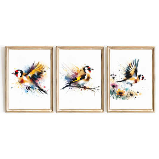 Goldfinch Print Set