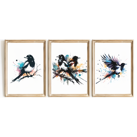 Magpie Print Set