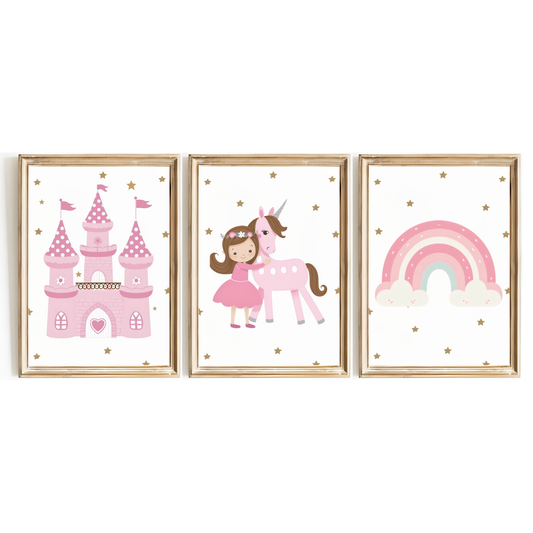 Pink Princess Print Set