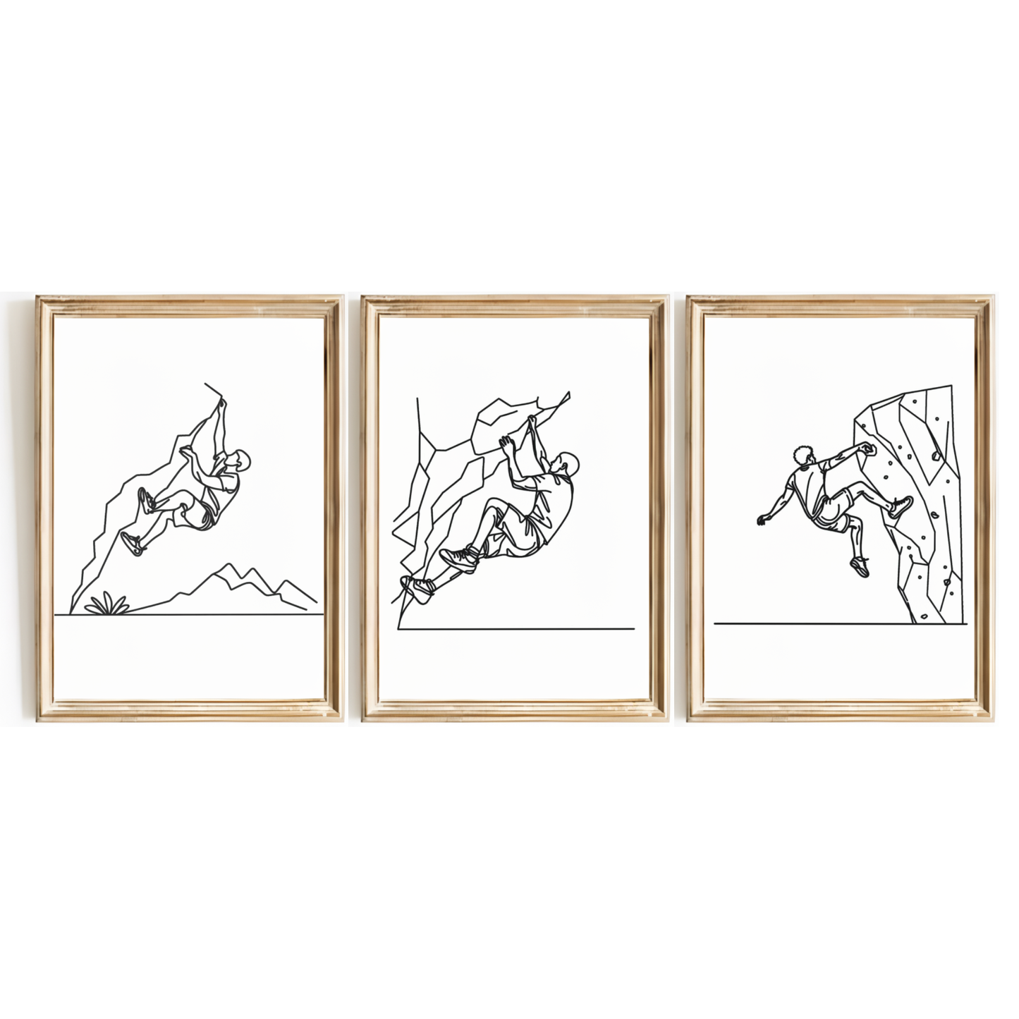 Minimal Climbing Print Set