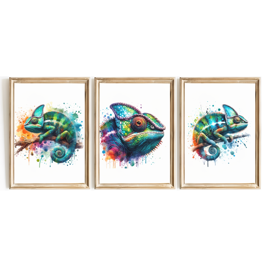 Chameleon Print Set