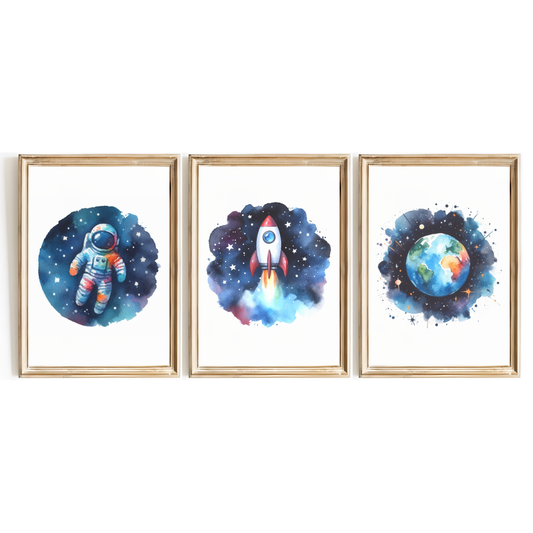 Nursery Space Print Set