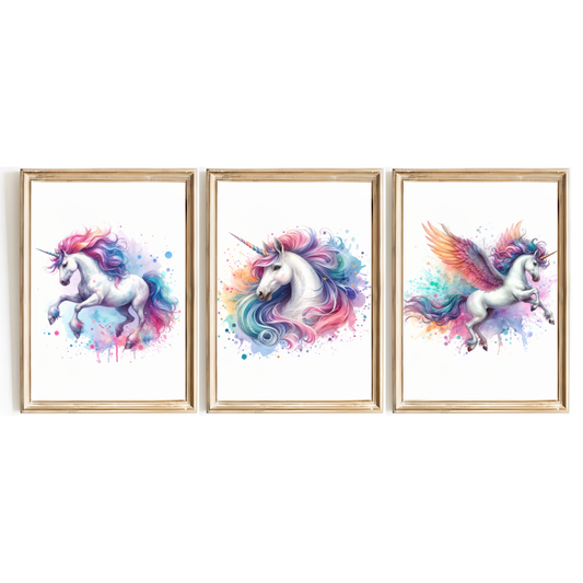 Unicorn Print Set
