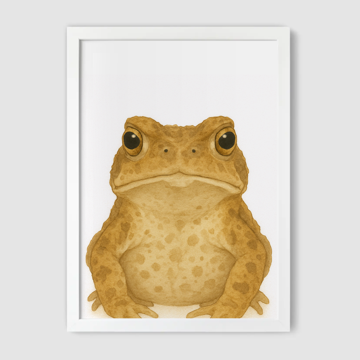 Baby Toad Nursery Print - Woodland Animal Collection
