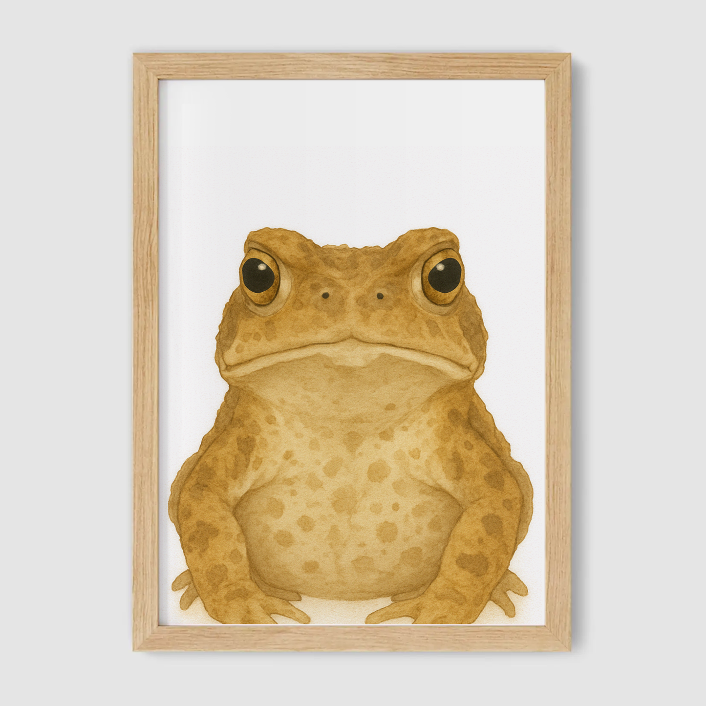 Baby Toad Nursery Print - Woodland Animal Collection