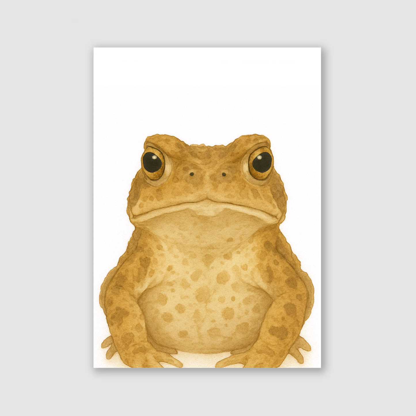Baby Toad Nursery Print - Woodland Animal Collection