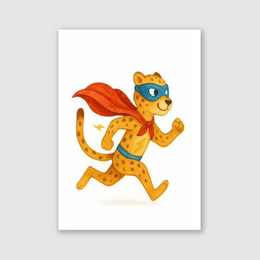 Superhero Cheetah Print - Superhero Collection
