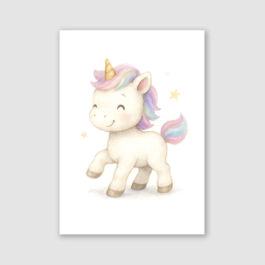 Baby Unicorn Print - Unicorns Collection