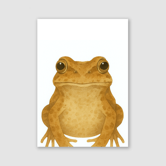 Baby Frog Nursery Print - Woodland Animal Collection