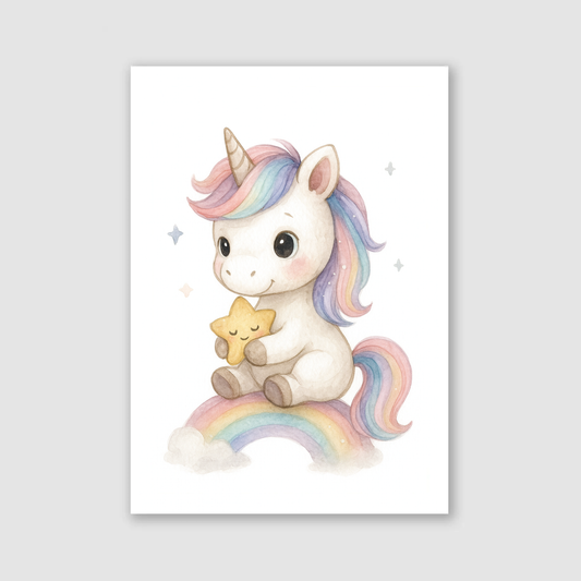 Nursery Unicorn Print - Unicorns Collection