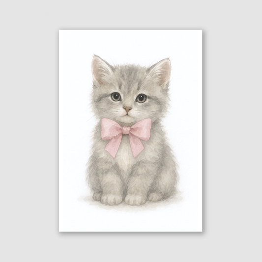 Baby Kitten Print - Cute Pets Collection